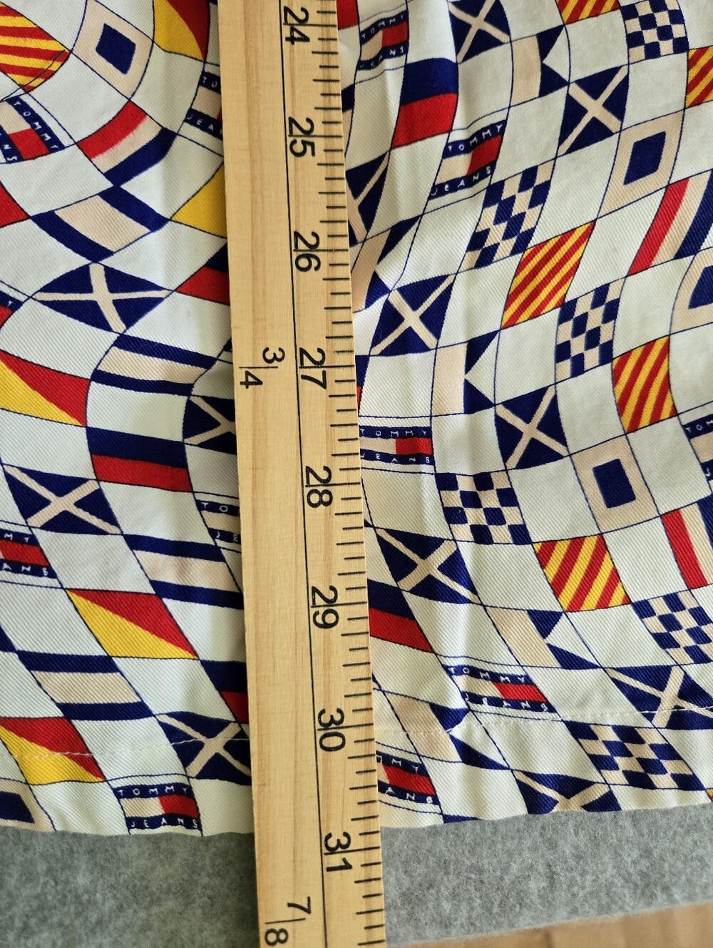 Tommy Jeans Men's RLX COLOR Block Rugby/Skate Button Down Shirt Large NEW - Picture 14 of 15